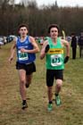 Battle between Ben Craig (Sunderland Harriers) and Adam Gibbs (Wallsend Harriers) under-17 mens NEHL, Wallington Hall. Photo: David T. Hewitson/Sports for All Pics